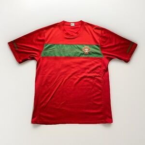 Portugal National Team 2010 2011 Home Soccer Jersey Mens XL Red Football Shirt